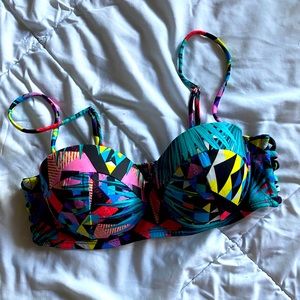 LA Hearts bikini top